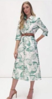 Style 7432/205 Emerald shirtwaister dress
