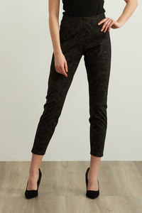 Style 213053-Ribkoff Black/Grey pull on Trouser