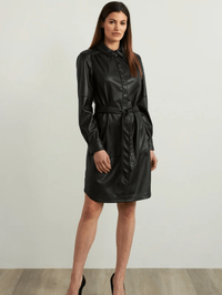 Style 213953-Ribkoff Vegan Leather Dress