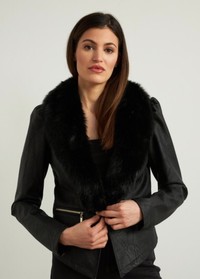 Style 213963 - Faux Fur Jacket