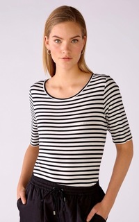 Style 73603 Stripe Short Sleeve Top