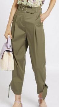 MOTRICE -Glazed cotton trouser