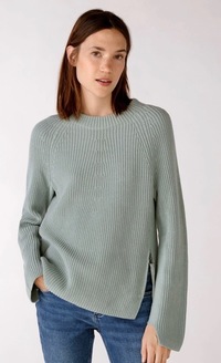 Style 77657 - Oui Zip Sweater SAGE