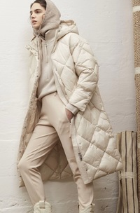 Style 77384 - Light Stone Quilted Coat