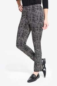 Style 214185-Plaid Trouser