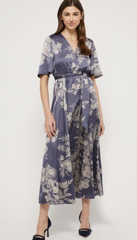Style LUCIDARE - SIlky Floral Maxi Dress