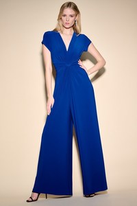 Style 223702-Gathered Front Jumpsuit