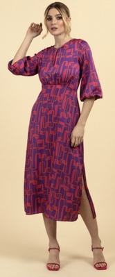Style 7507/116 - ESME Silky print dress