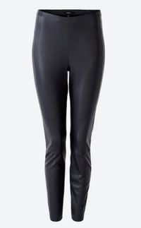 Style 80039 - Faux leather legging in Navy