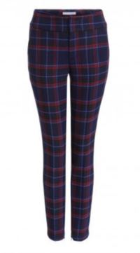 Style 63623 - Oui navy check trouser