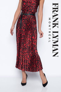 Style 203495-Frank Lyman Animal Print Skirt